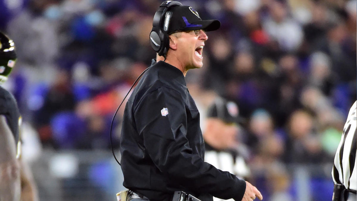 Ravens’ John Harbaugh explains decision to attempt two-point conversion in loss to Steelers